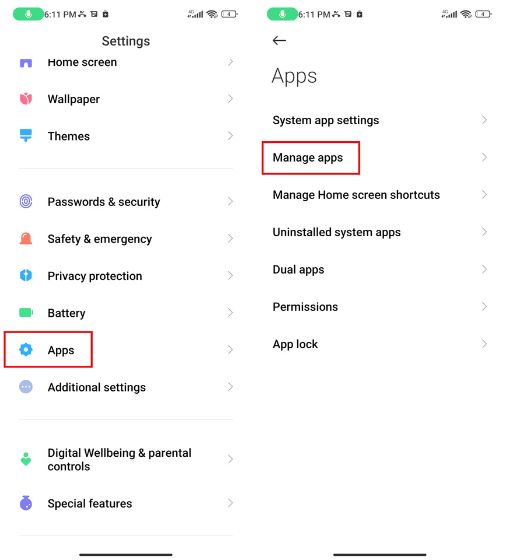 MIUIలో యాప్ డేటాను క్లియర్ చేయండి